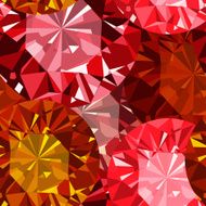 Gem seamless pattern Ruby background