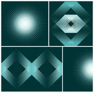 Abstract halftone elements
