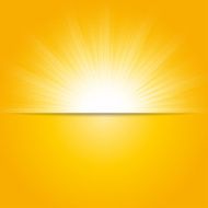 Shiny summer sun vector illustration