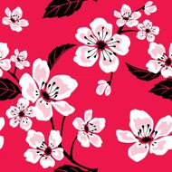 Seamless Sakura (Cherry) Blossom Pattern
