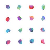 Colorful Polygonal Abstract