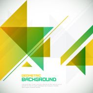 Abstract geometrical background with triangles and space for your message