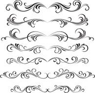 Decorative swirl N3
