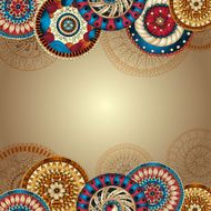 Vector abstract floral decorative background N67