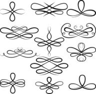Decorative swirl N4