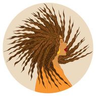 Girl with African Braids