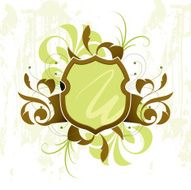 Banner with design elements N4