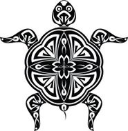 Tribal Tattoo Turtle
