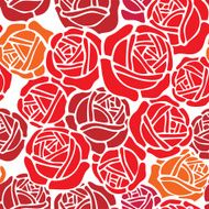 rose seamless pattern N13