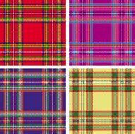 Vector pattern of seamless tartan plaid N3
