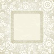 frame of flower
