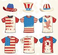 Grunge american stylish t-shirt design