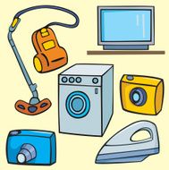 Vector Objects X Household Appliances