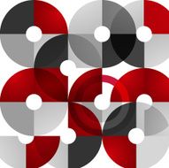 Vector abstract circles background N2
