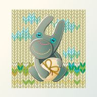 Rabbit with egg N2