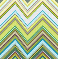 Spring in zigzag pattern