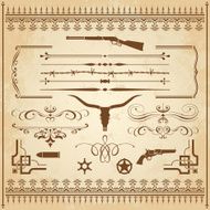 Wild West Ornaments