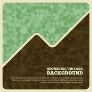 Vintage background with triangle