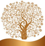 Beautiful gold tree