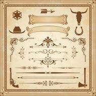 Wild West Ornaments N2