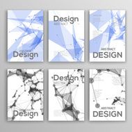 Set of Flyer Brochure Design Templates Geometric Abstract Modern Backgrounds N4