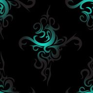 Seamless pattern with swirls N6