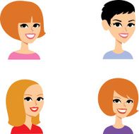 Avatar Icon Cartoon Portrait (Set 19)
