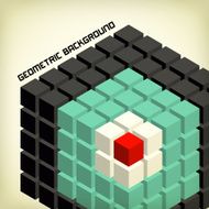 Abstract geometric background N268