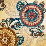 Vector floral decorative background N39