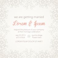 Wedding Invitation Card Template N3