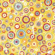 Seamless floral background in grunge style N2