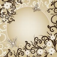 vintage floral background N18
