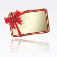 Red bow with card N2