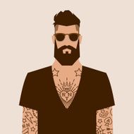 hipster character N10