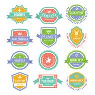 Vintage labels set N14