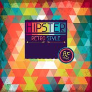 Hipster Background In Retro Style N20