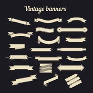 Retro styled ribbons collection N4