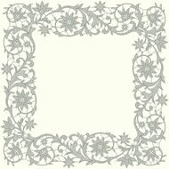 Lace Floral Pattern Frame