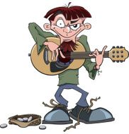 weird busker