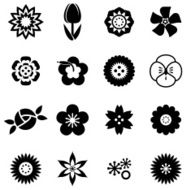 Flower Icon Set N4