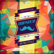 Hipster Background In Retro Style N21