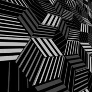 abstract black and white stripe pattern background N37