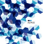 Blue mosaic background N2
