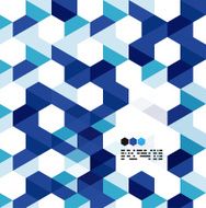 Blue mosaic background N3
