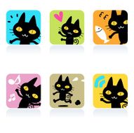 Icon Set( Emoticons ) - Cute Cat N2