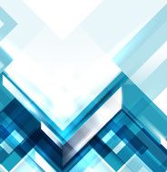 Shiny blue squares background