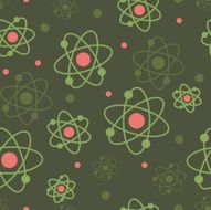 Atoms seamless pattern