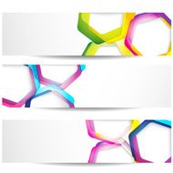 Abstract banners N14