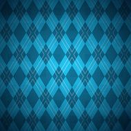 Seamless Blue Argyle Pattern