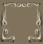 Modern style frame vector N4